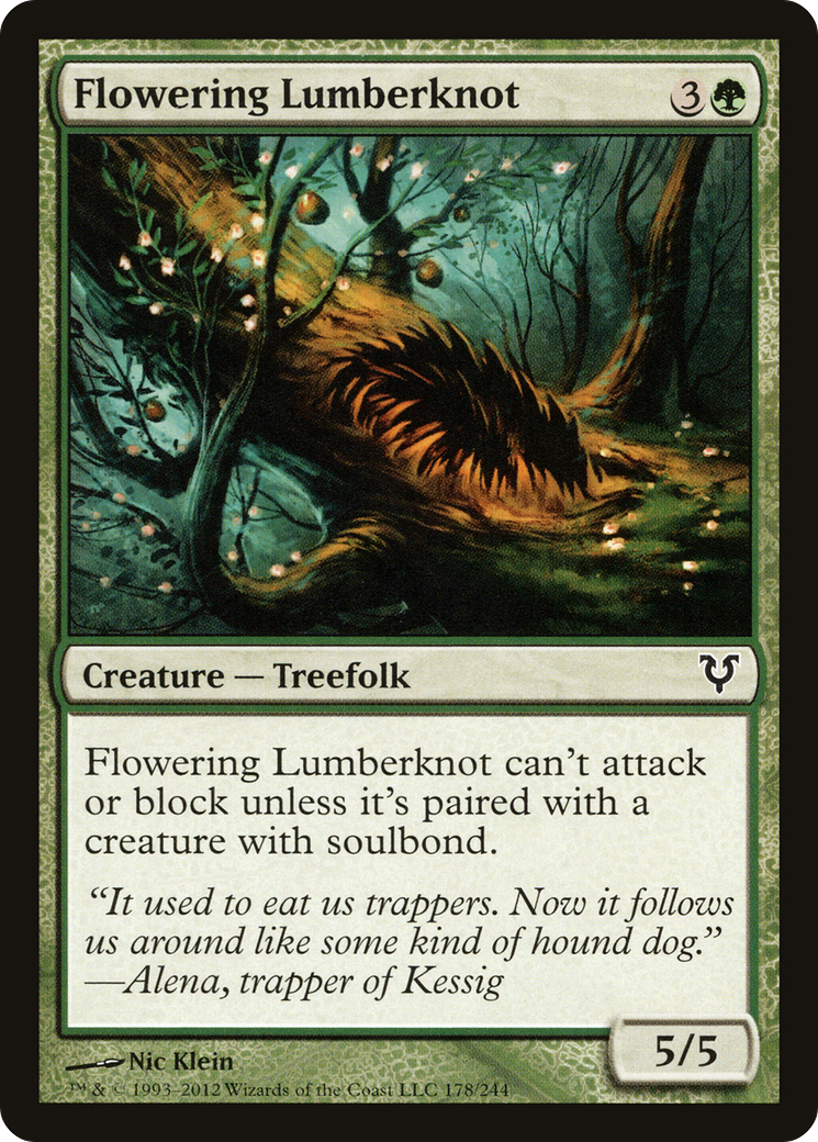 Flowering Lumberknot (178) Foil - Avacyn Restored