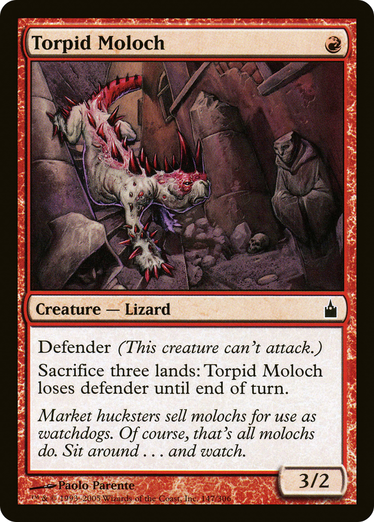 Torpid Moloch (147) Foil - Ravnica: City of Guilds