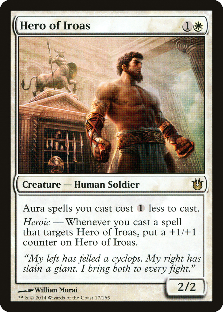 Hero of Iroas (017) Foil - Born of the Gods