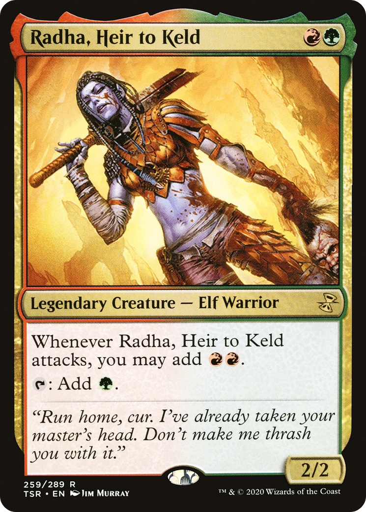 Radha, Heir to Keld [Time Spiral Remastered] Foil