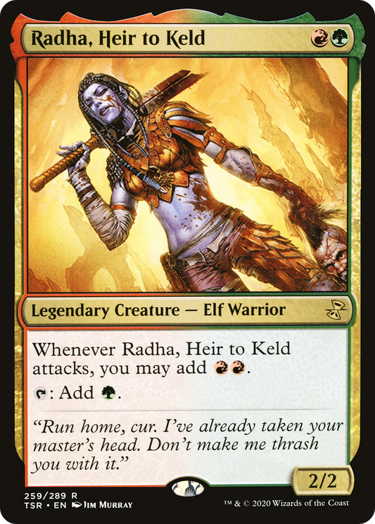 Radha, Heir to Keld [Time Spiral Remastered] Foil