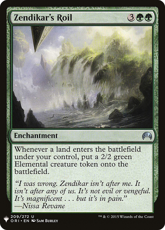 Zendikar's Roil (ORI-209) - The List
