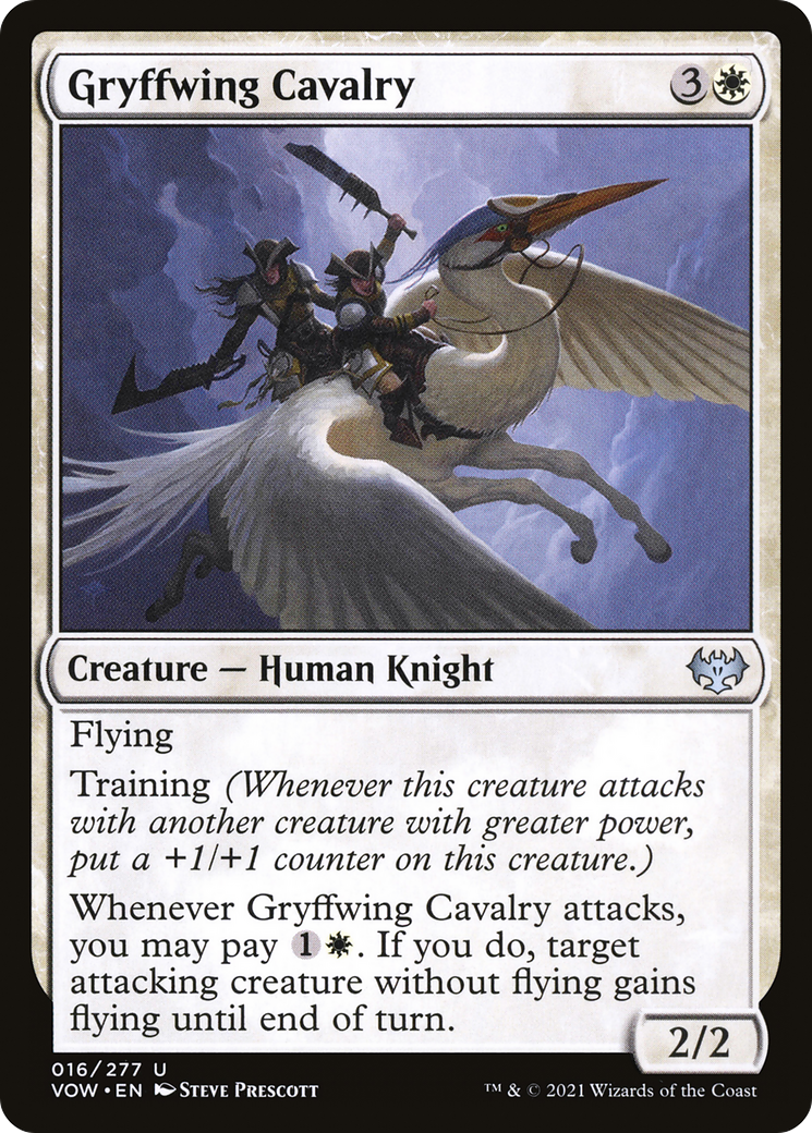 Gryffwing Cavalry (016) Foil - Innistrad: Crimson Vow
