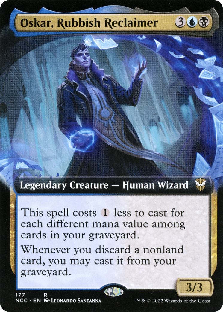 Oskar, Rubbish Reclaimer (Extended Art) (177) - New Capenna Commander