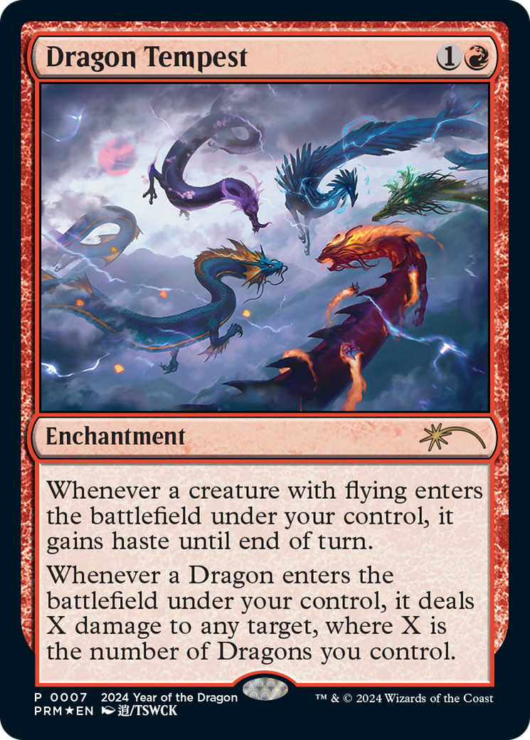 Dragon Tempest (Year of the Dragon 2024) [Standard Showdown Promos] | Silver Goblin