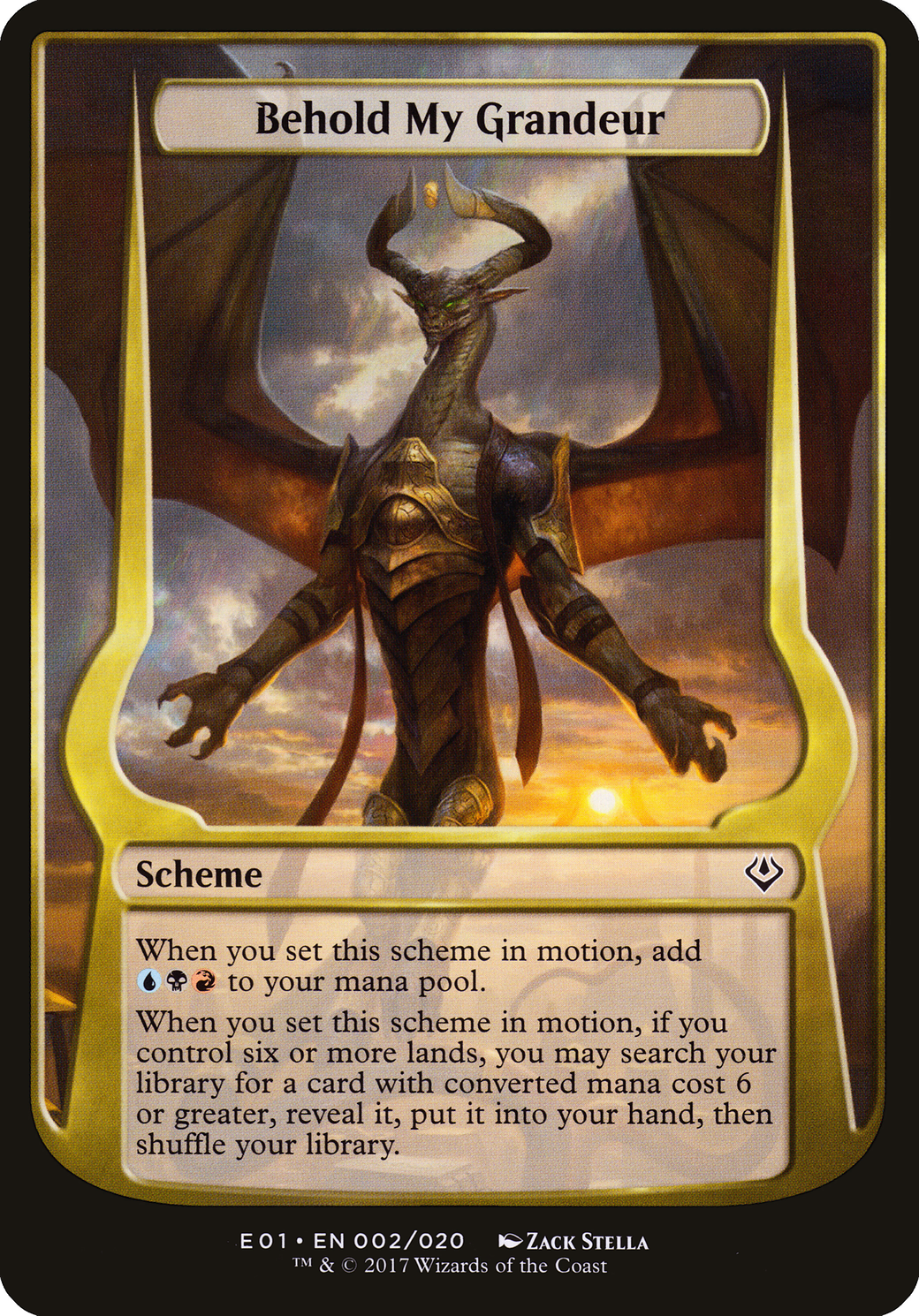 Behold My Grandeur (Schemes) [Archenemy: Nicol Bolas Schemes] | Silver Goblin