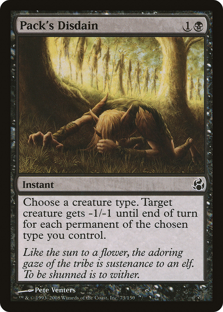 Pack's Disdain (073) Foil - Morningtide