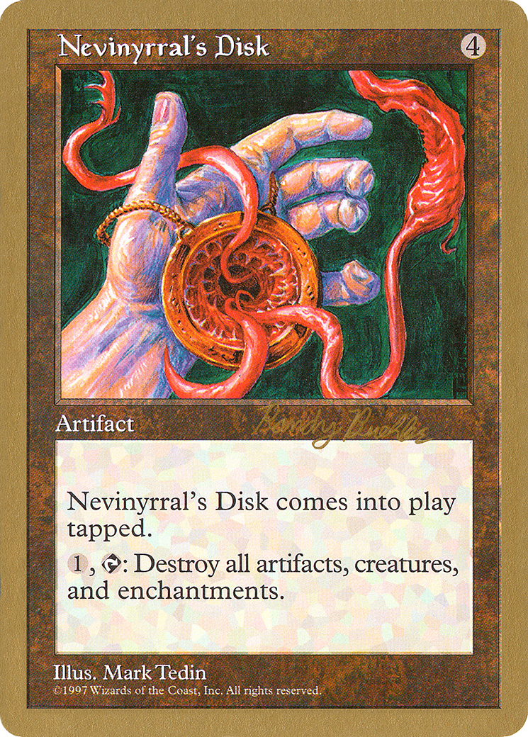 Nevinyrral's Disk - 1998 Randy Buehler (5ED) (Retro) - World Championship Decks 1998