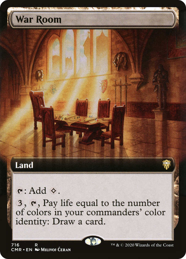 War Room (Extended Art) (716) - Commander Legends