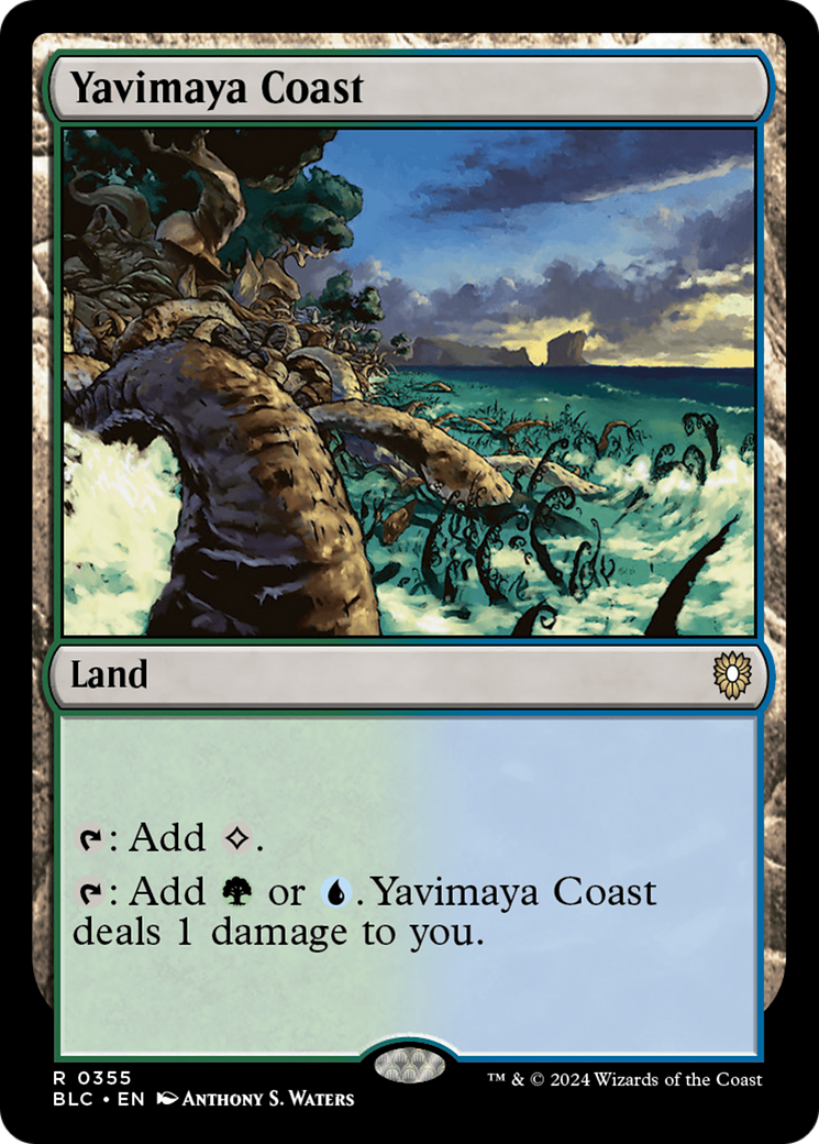 Yavimaya Coast [Bloomburrow Commander] | Silver Goblin