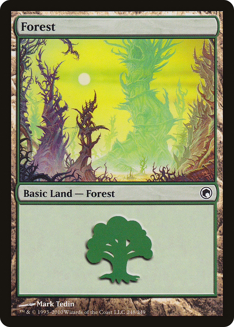 Forest (248) - Scars of Mirrodin