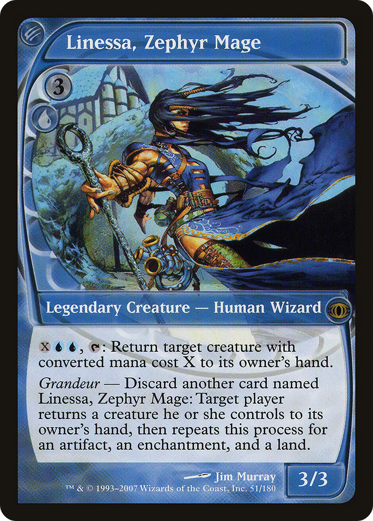 Linessa, Zephyr Mage (051) Foil - Future Sight