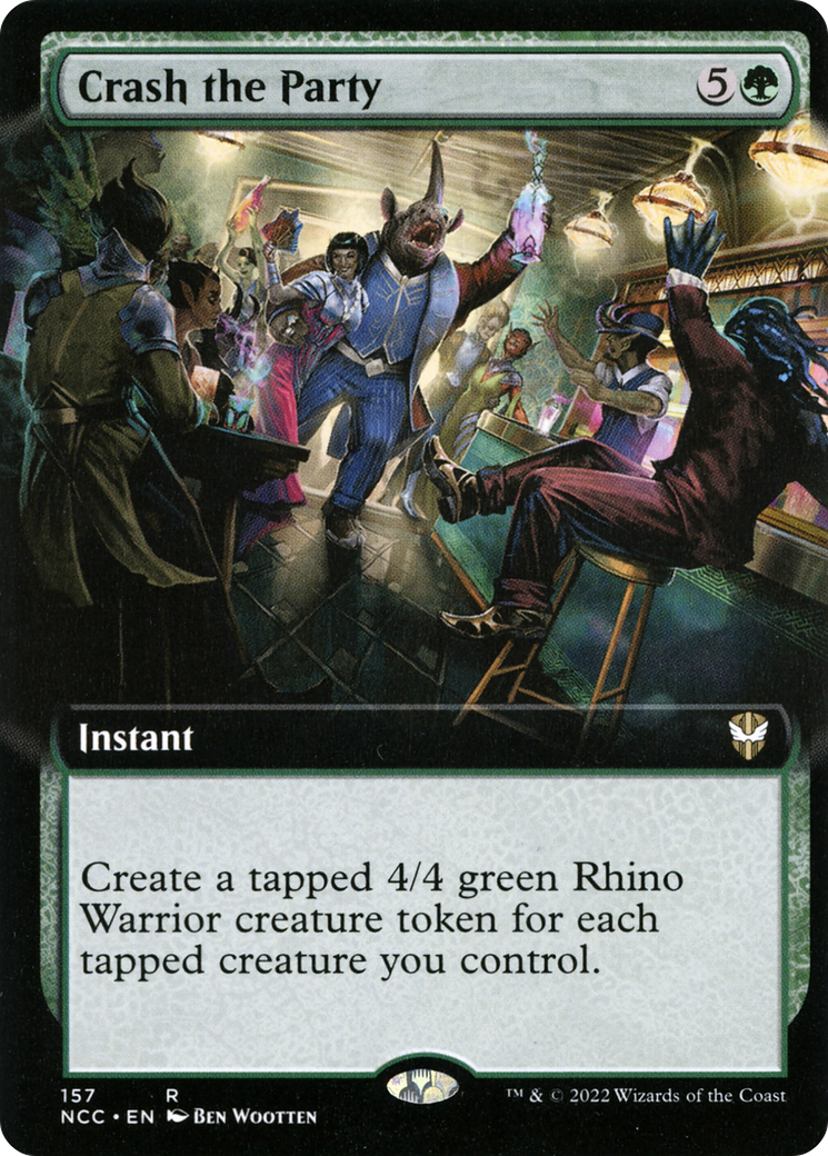 Crash the Party (Extended Art) (157) - New Capenna Commander