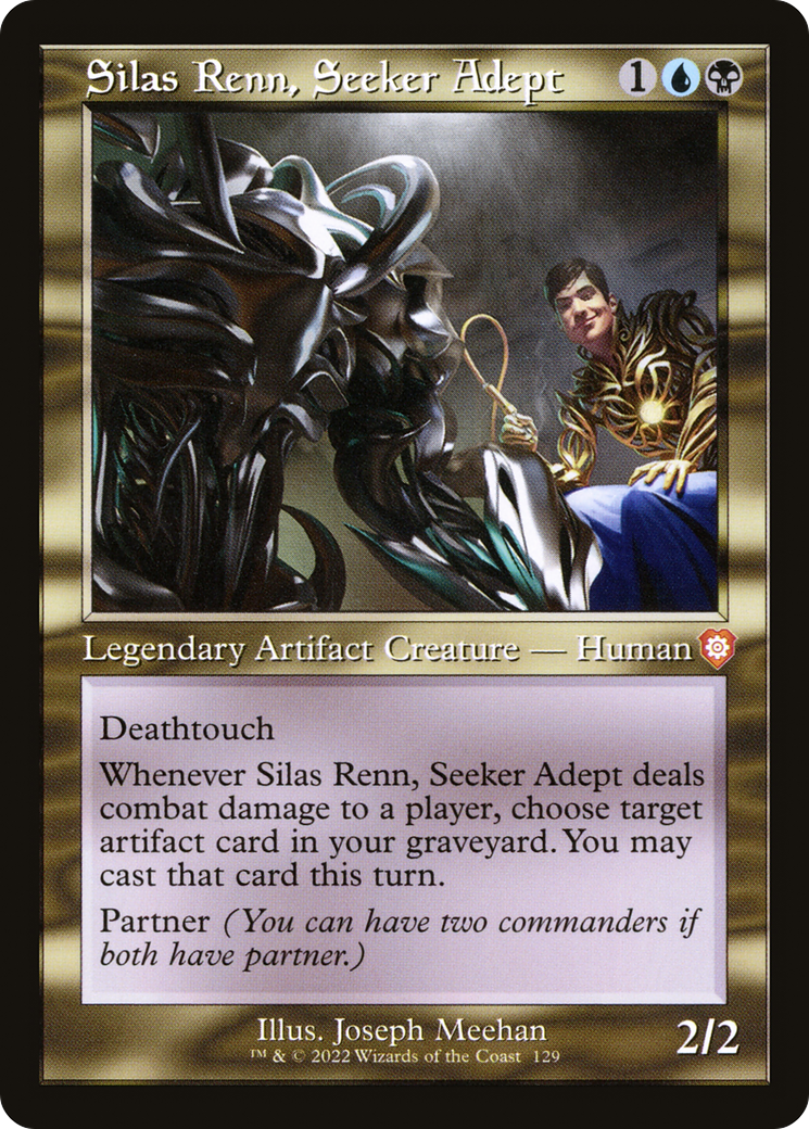 Silas Renn, Seeker Adept (Retro) (129) - The Brothers' War Commander