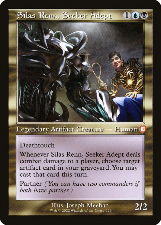 Silas Renn, Seeker Adept (Retro) (129) - The Brothers' War Commander