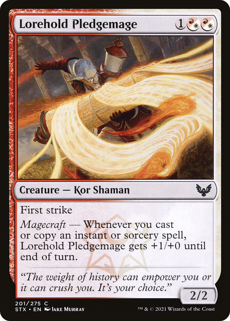 Lorehold Pledgemage (201) - Strixhaven: School of Mages