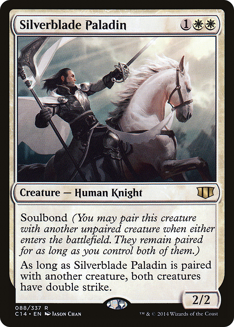 Silverblade Paladin (088) - Commander 2014