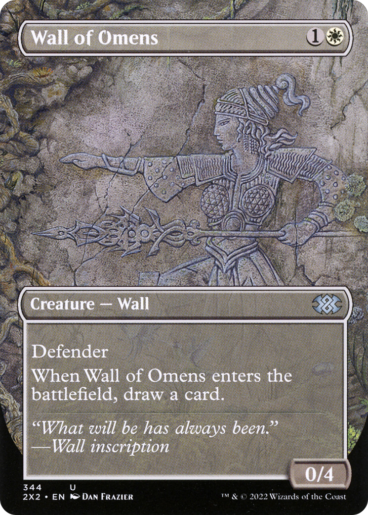 Wall of Omens (344) Foil - Double Masters 2022