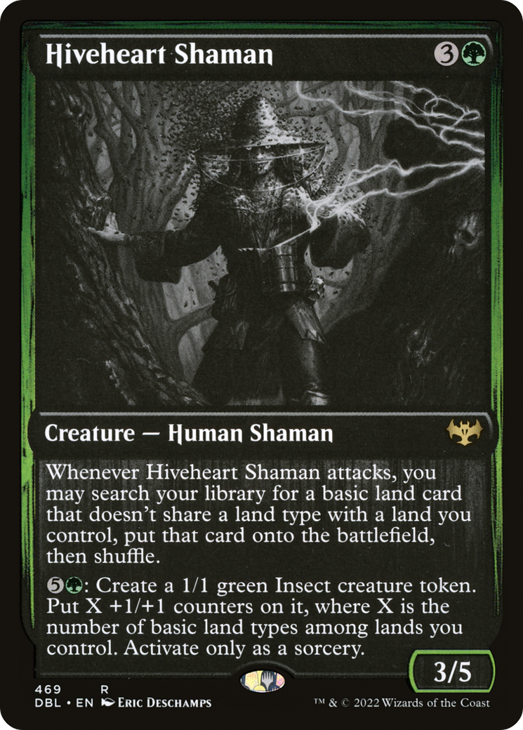 Hiveheart Shaman (469) Foil - Innistrad: Double Feature