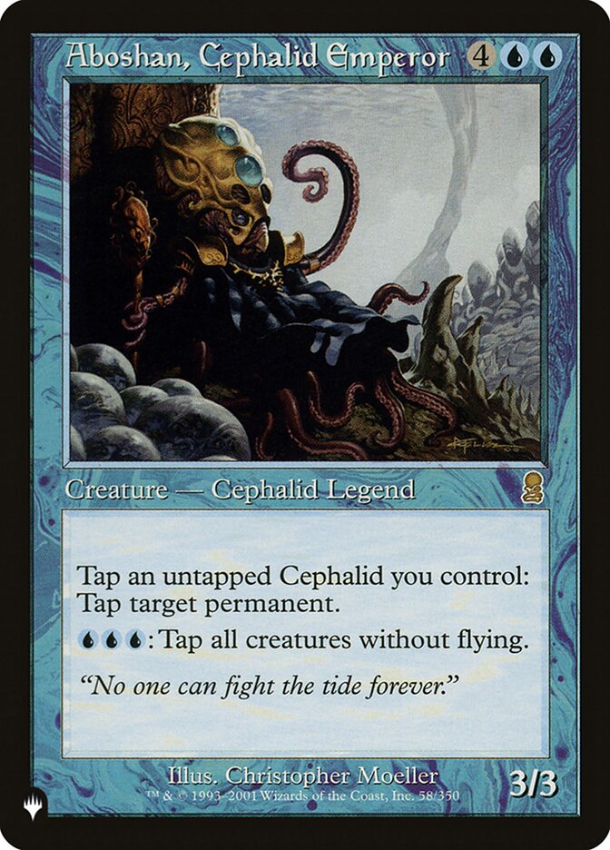 Aboshan, Cephalid Emperor [The List] | Silver Goblin