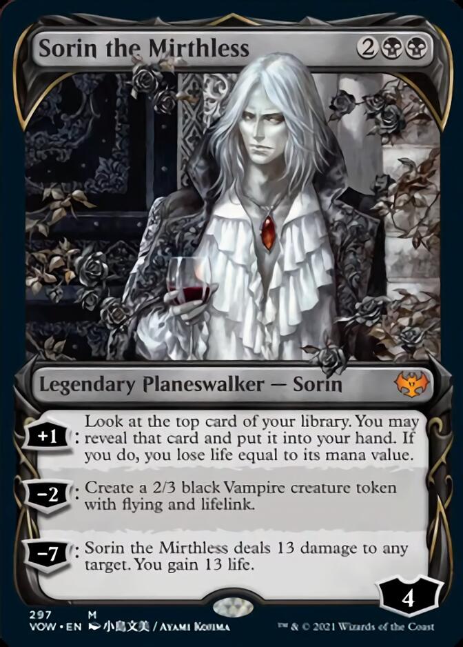 Sorin the Mirthless (Showcase Fang Frame) [Innistrad: Crimson Vow] | Silver Goblin