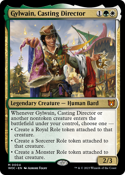 Gylwain, Casting Director (004) - Wilds of Eldraine Commander