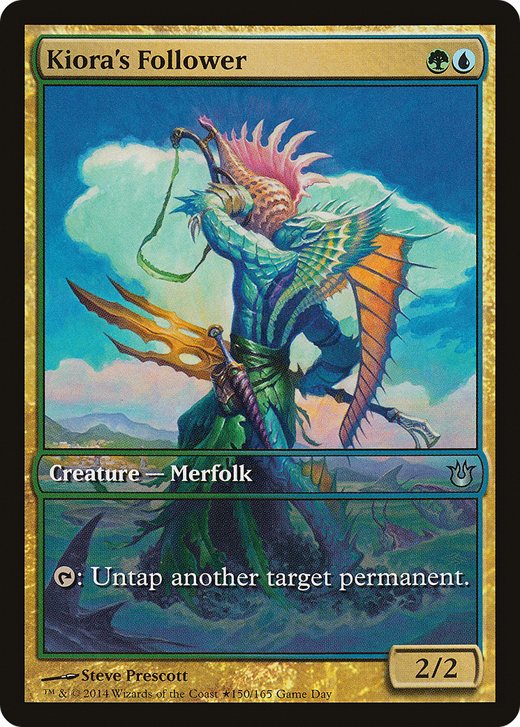 Kiora's Follower (150) - Born of the Gods Promos