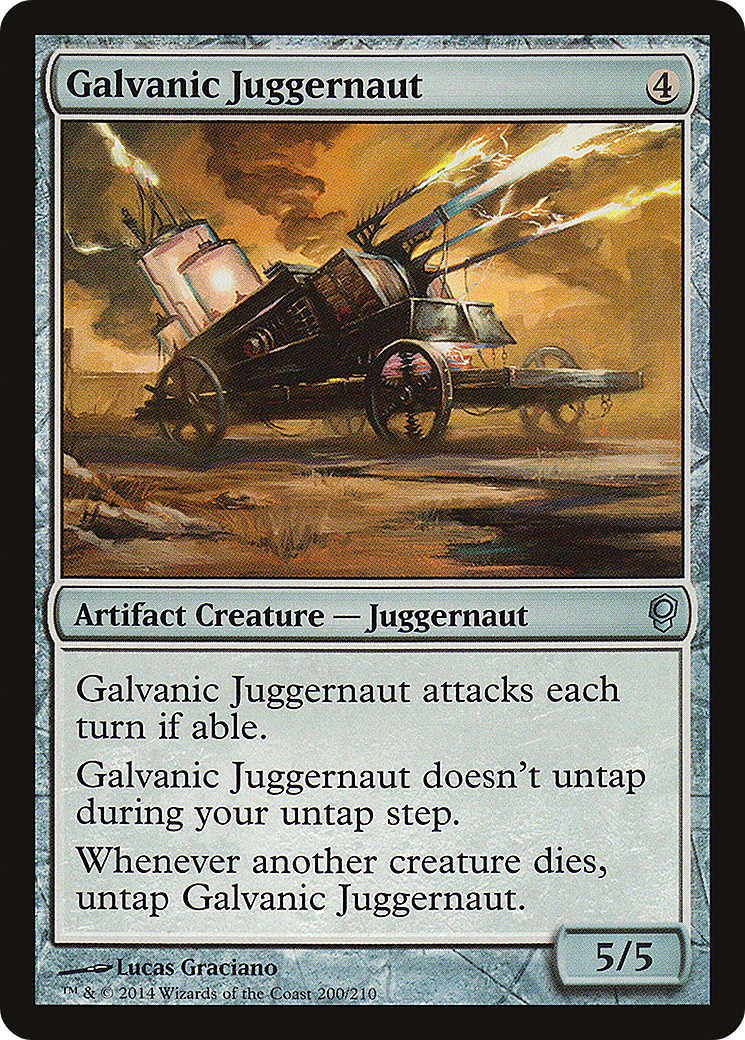 Galvanic Juggernaut (200) Foil - Conspiracy