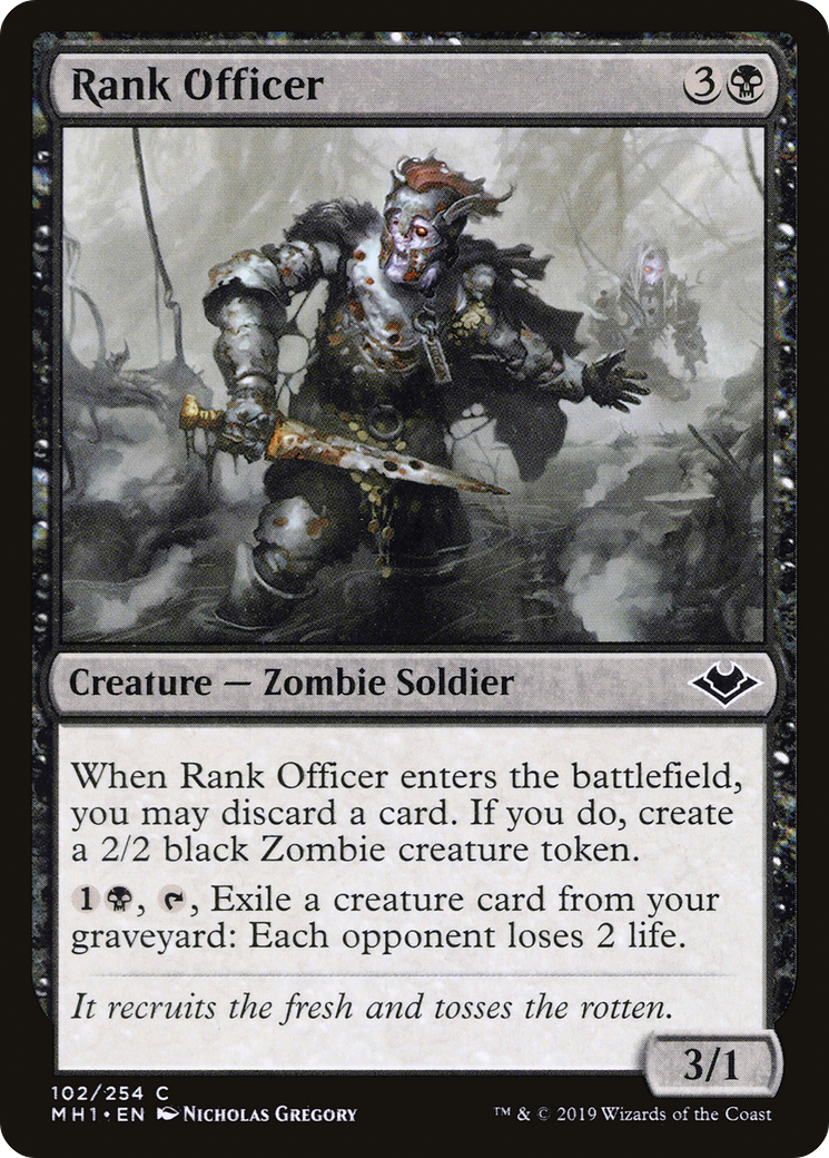 Rank Officer (102) Foil - Modern Horizons