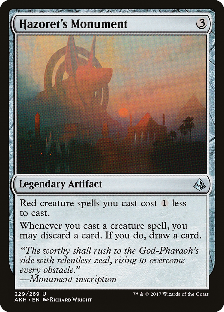 Hazoret's Monument [Amonkhet]