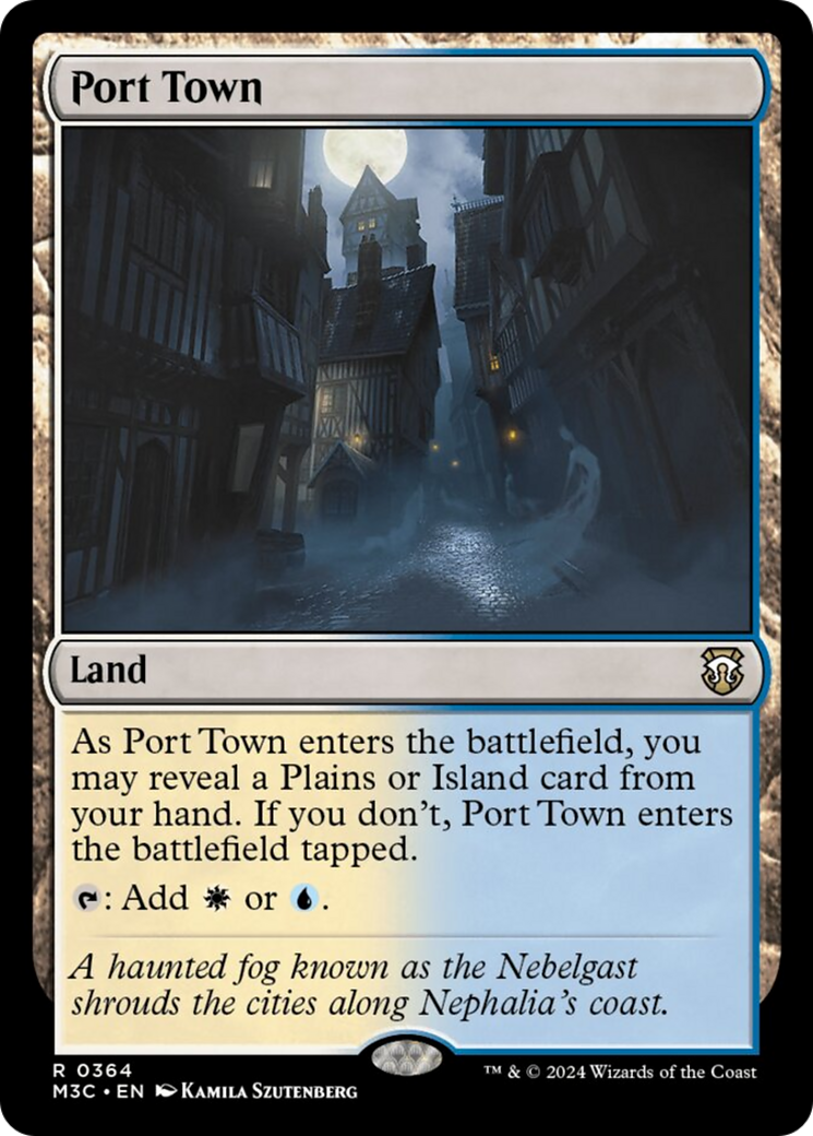 Port Town (Ripple Foil) [Modern Horizons 3 Commander] | Silver Goblin