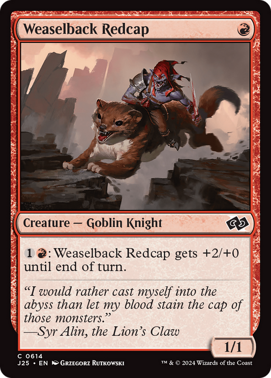Weaselback Redcap (614)