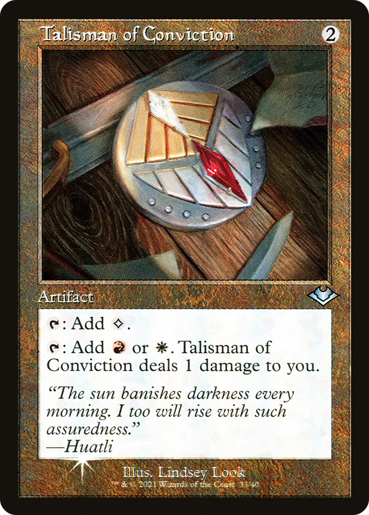 Talisman of Conviction (Retro) (033) Foil - Modern Horizons 1 Timeshifts