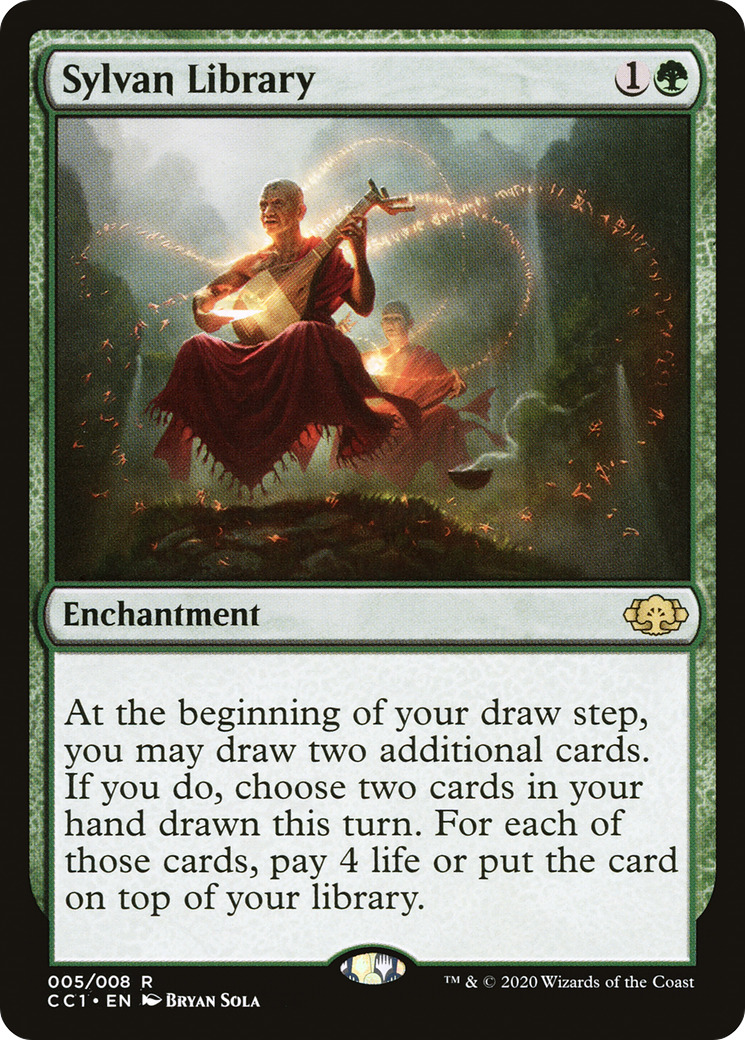 Sylvan Library (005) - Commander Collection: Green