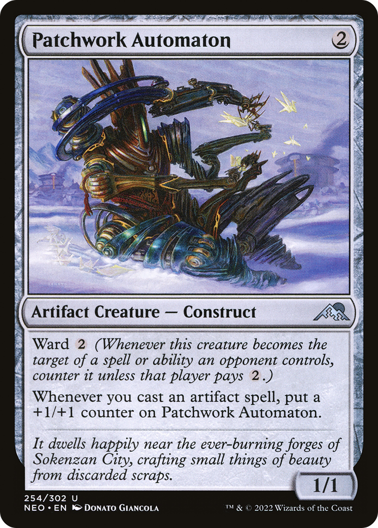 Patchwork Automaton (254) Foil - Kamigawa: Neon Dynasty