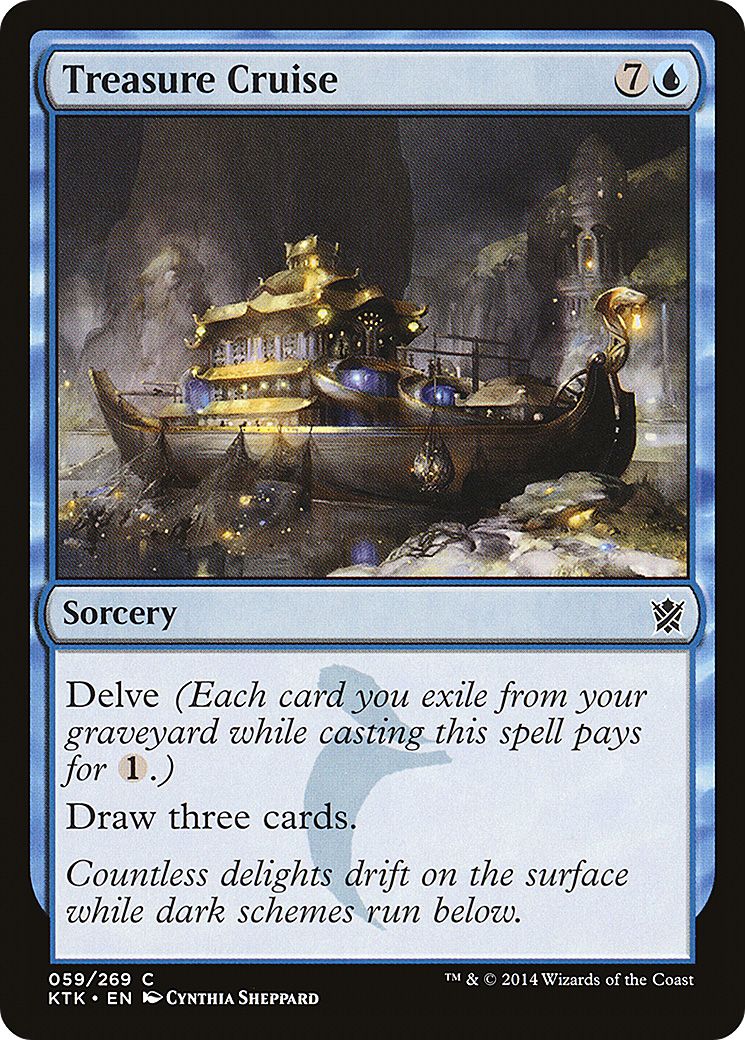 Treasure Cruise (059) Foil - Khans of Tarkir