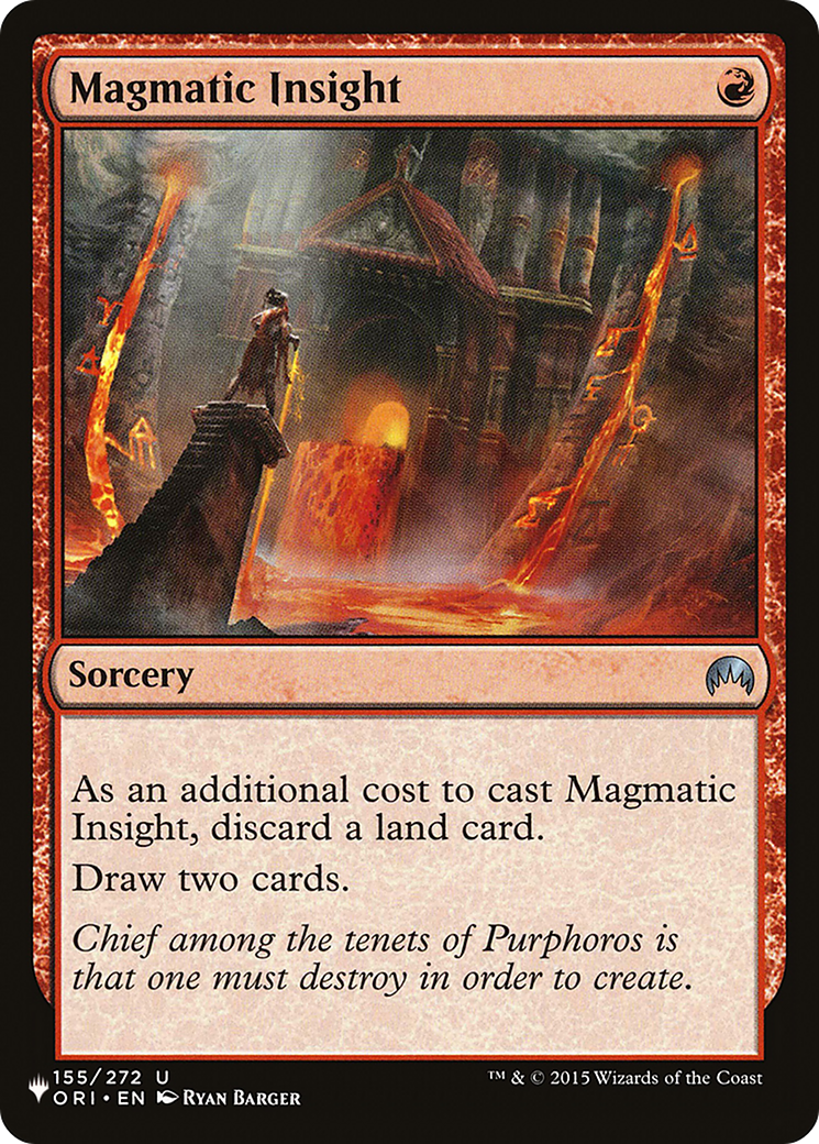Magmatic Insight (ORI-155) - The List