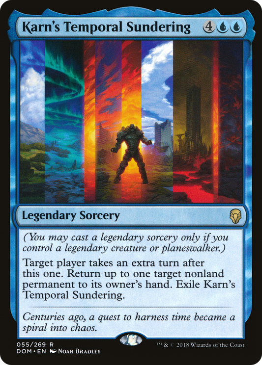 Karn's Temporal Sundering [Dominaria] Foil
