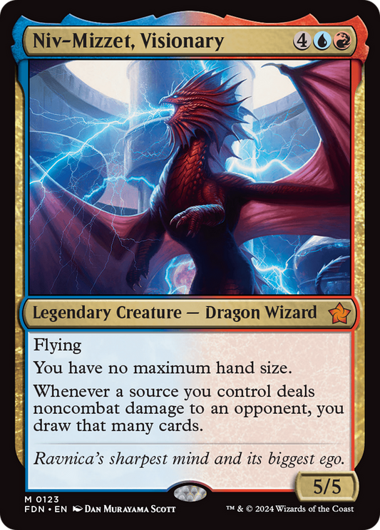 Niv-Mizzet, Visionary [Foundations] Foil