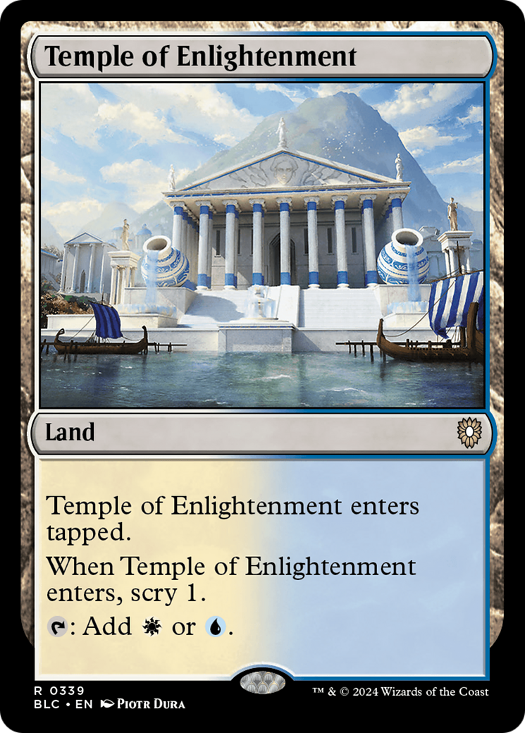 Temple of Enlightenment (339) - Bloomburrow Commander