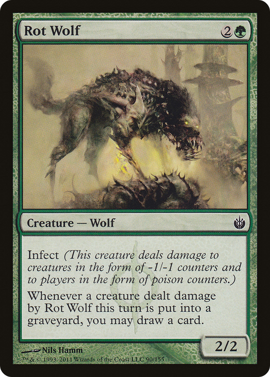 Rot Wolf (090) - Mirrodin Besieged