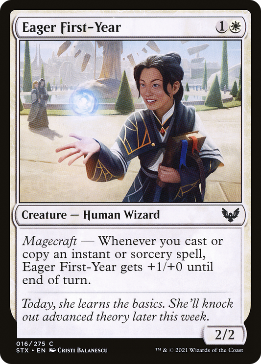Eager First-Year [Strixhaven: School of Mages] Foil