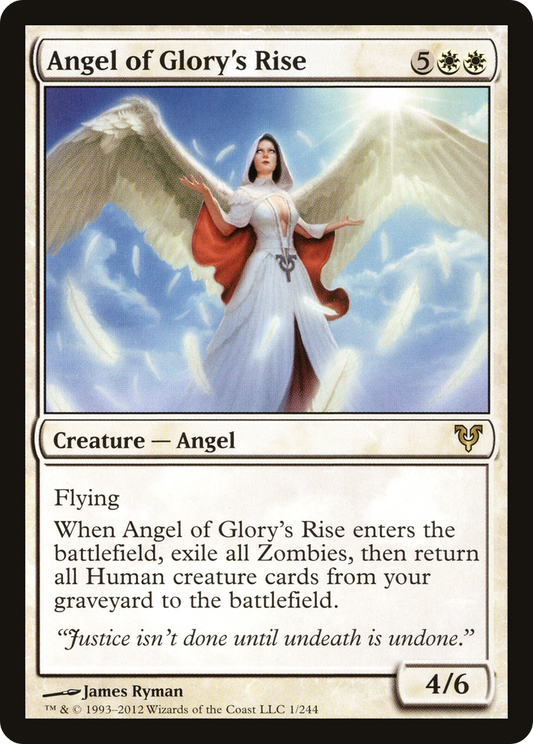Angel of Glory's Rise (001) Foil - Avacyn Restored