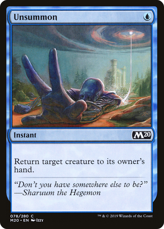Unsummon (078) - Core Set 2020