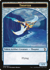 Myr (007) // Thopter (008) Double-Sided Token [Commander 2018 Tokens] | Silver Goblin