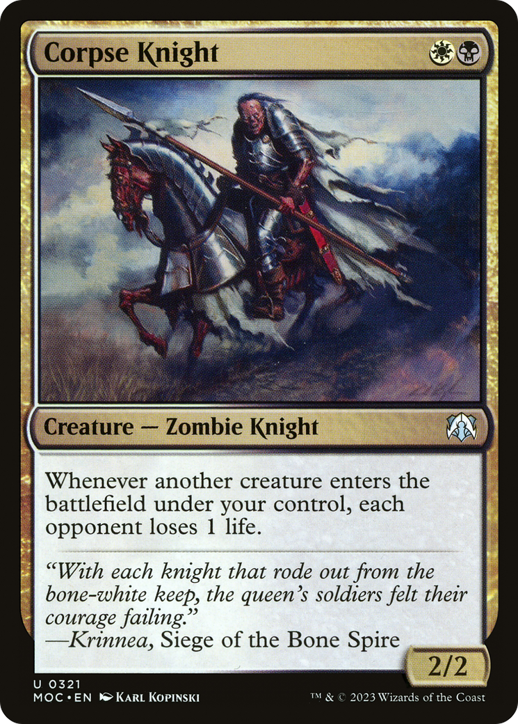 Corpse Knight (321) - March of the Machine Commander