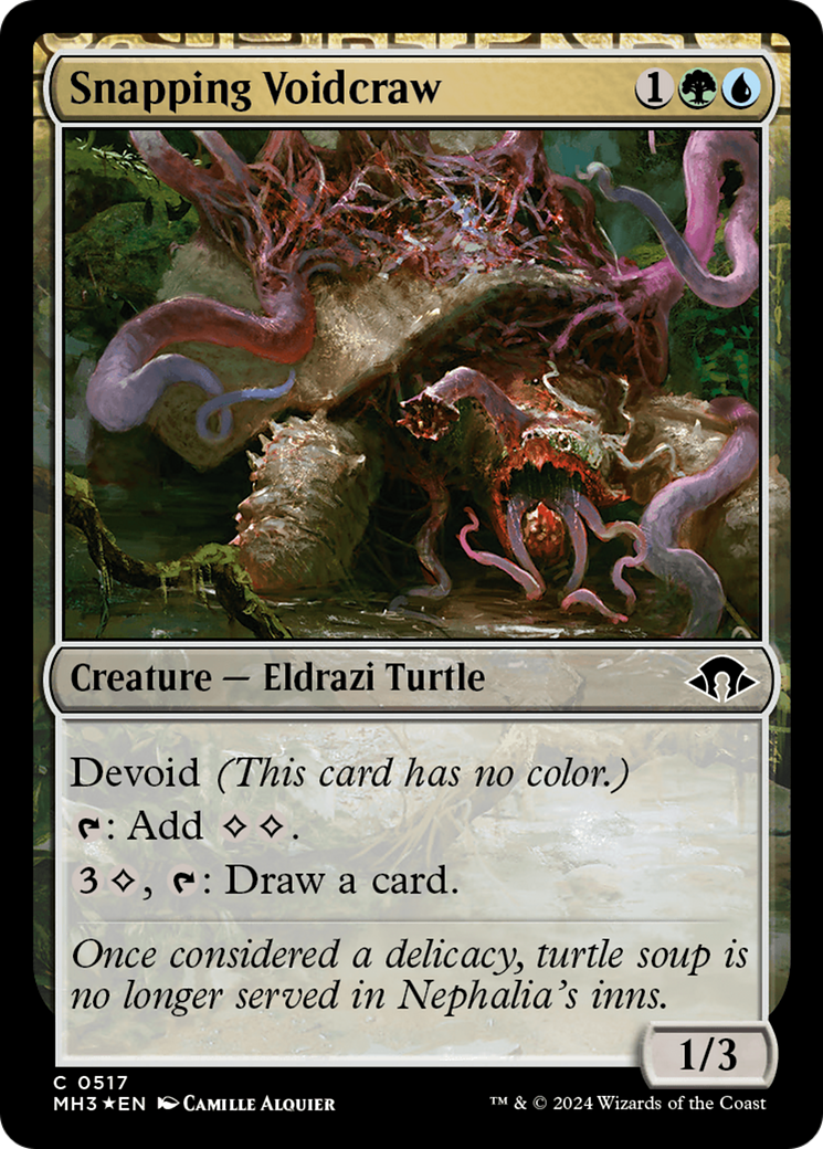 Snapping Voidcraw (Ripple Foil) (517) Foil - Modern Horizons 3