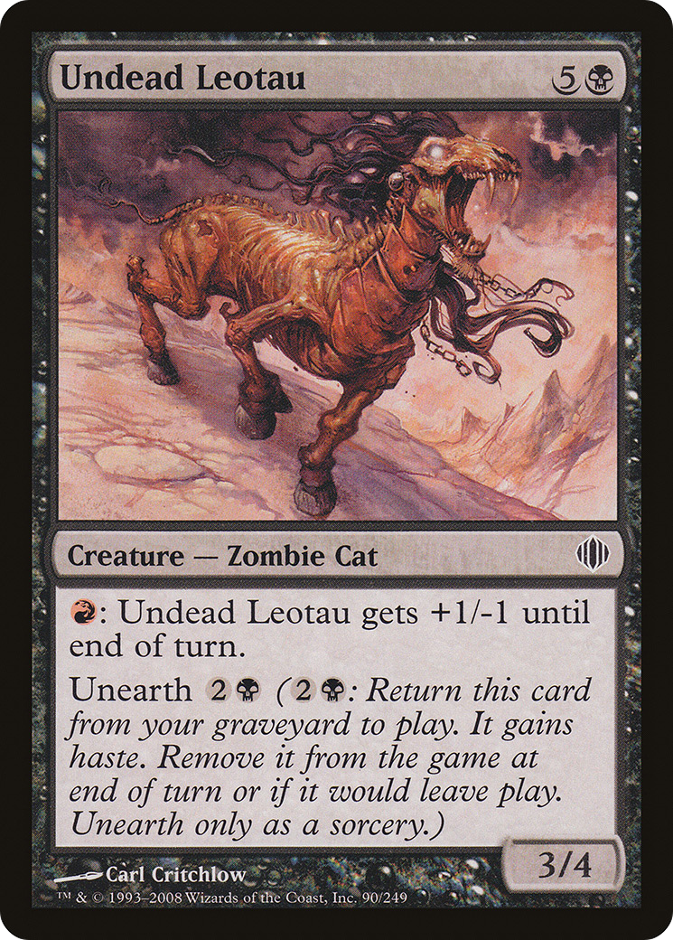 Undead Leotau (090) Foil - Shards of Alara