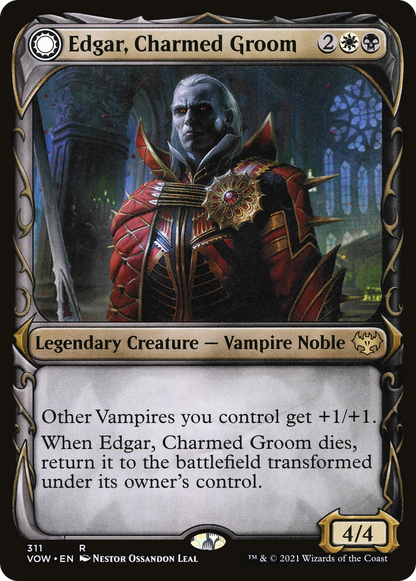 Edgar, Charmed Groom // Edgar Markov's Coffin (Showcase) (311) - Innistrad: Crimson Vow