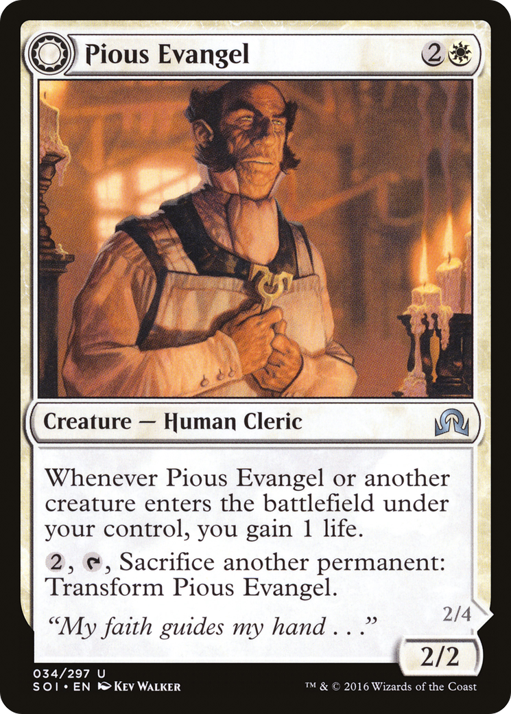 Pious Evangel (034) - Shadows over Innistrad